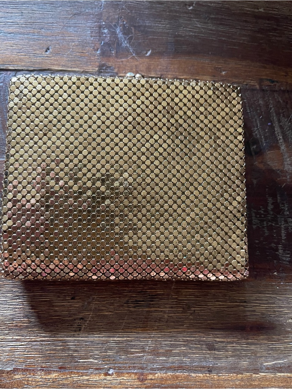 Gold Mesh Evening Clutch. Made in Germany
